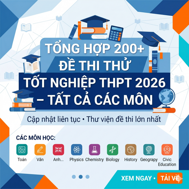 Tổng Hợp Đề Thi Thử Tốt Nghiệp & THPT 2026